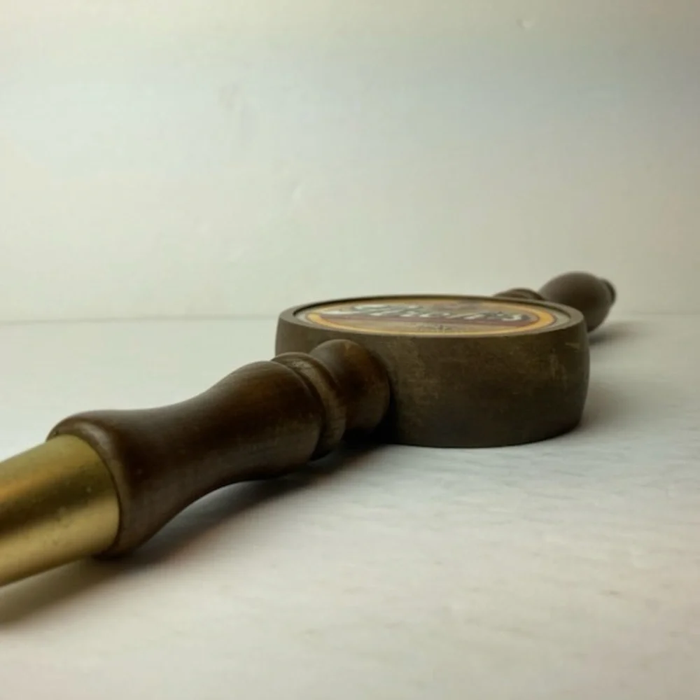 Strohs Beer Tap Handle Wood 12 Inches Vintage Rare